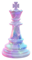 Wall Mural - png king chess icon background pastel illustration.