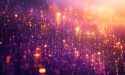 Poster - Abstract background with a pixel mosaic. The pattern of the pixels is made up of small squares, which form an elegant gradient from light to dark shades of color. 