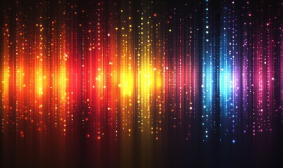 Poster - Abstract background with a pixel mosaic. The pattern of the pixels is made up of small squares, which form an elegant gradient from light to dark shades of color. 
