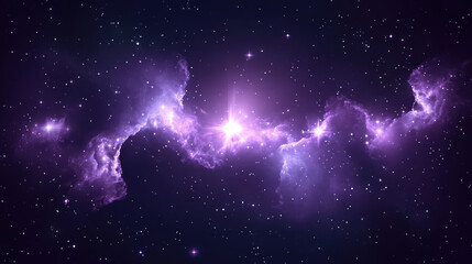 cosmic symphony: a breathtaking celestial tapestry of swirling nebulas, stardust, and radiant star c
