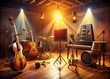 © thataroth - Low Light Studio: Diverse Audio & Music Composition Stock Photo