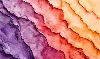 Poster - A beautiful blend of colors, with layers creating a sense of depth and movement.