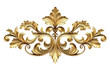 © Boragoo - Opulent golden floral flourish with intricate details perfect for adding a touch of regal charm