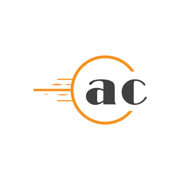 initial monogram logo with circle style design.