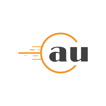 initial monogram logo with circle style design.