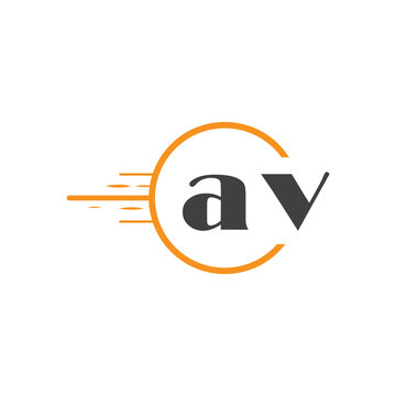 initial monogram logo with circle style design.