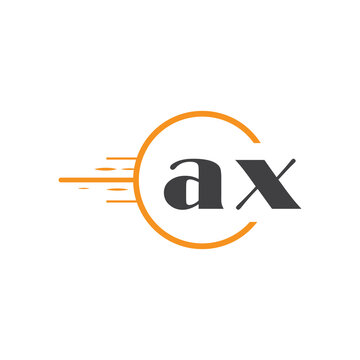 initial monogram logo with circle style design.