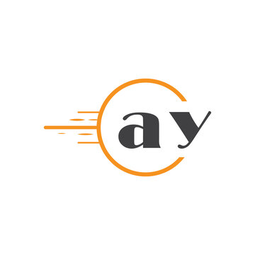 initial monogram logo with circle style design.