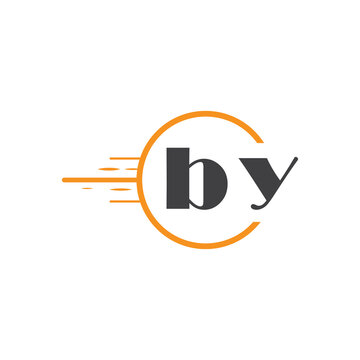 initial monogram logo with circle style design.