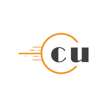 initial monogram logo with circle style design.