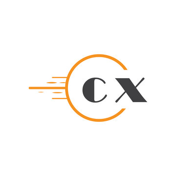 initial monogram logo with circle style design.