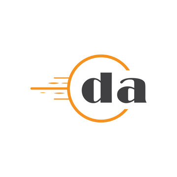 initial monogram logo with circle style design.