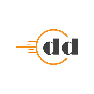 initial monogram logo with circle style design.