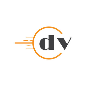 initial monogram logo with circle style design.