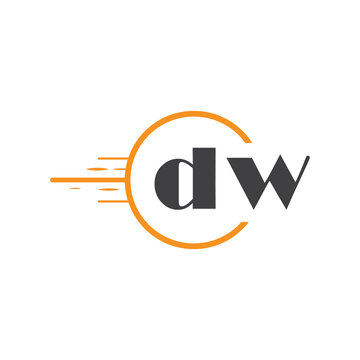 initial monogram logo with circle style design.