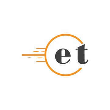 initial monogram logo with circle style design.
