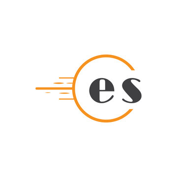 initial monogram logo with circle style design.