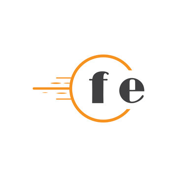 initial monogram logo with circle style design.