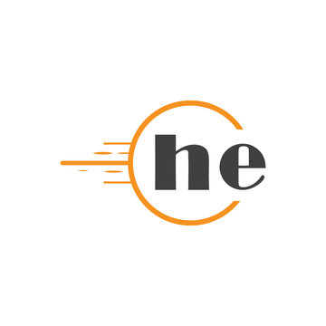 initial monogram logo with circle style design.