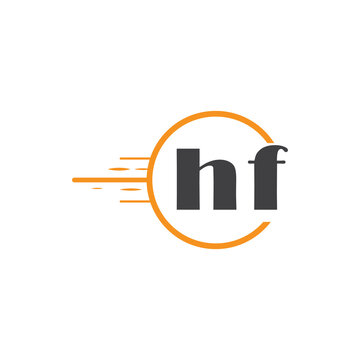 initial monogram logo with circle style design.