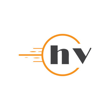 initial monogram logo with circle style design.