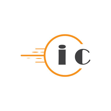 initial monogram logo with circle style design.