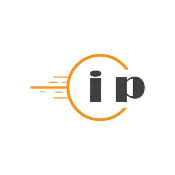 initial monogram logo with circle style design.