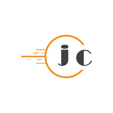 initial monogram logo with circle style design.