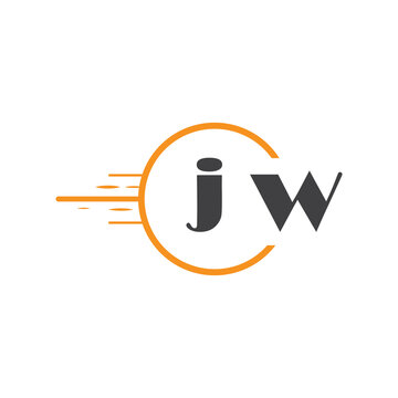 initial monogram logo with circle style design.