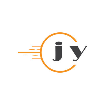 initial monogram logo with circle style design.