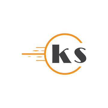 initial monogram logo with circle style design.