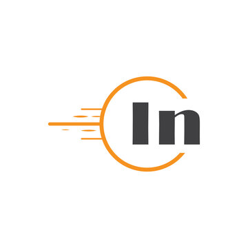 initial monogram logo with circle style design.