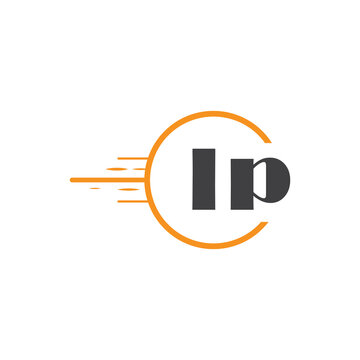 initial monogram logo with circle style design.