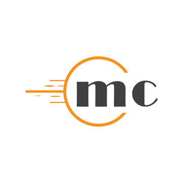 initial monogram logo with circle style design.