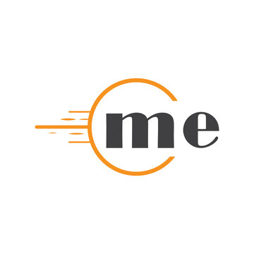 initial monogram logo with circle style design.