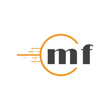 initial monogram logo with circle style design.