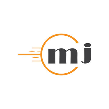 initial monogram logo with circle style design.