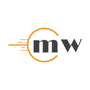 initial monogram logo with circle style design.