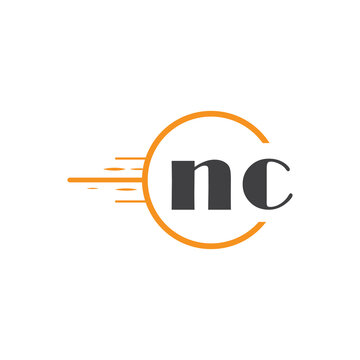 initial monogram logo with circle style design.