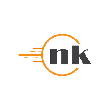 initial monogram logo with circle style design.