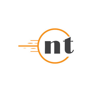 initial monogram logo with circle style design.