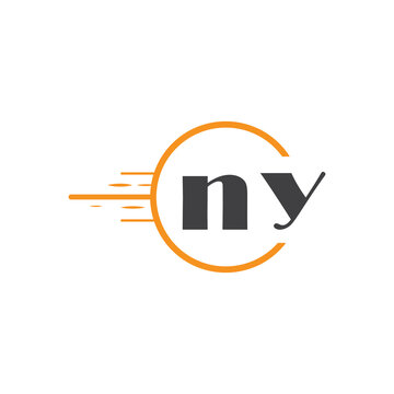 initial monogram logo with circle style design.