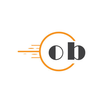 initial monogram logo with circle style design.