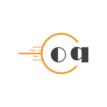 initial monogram logo with circle style design.