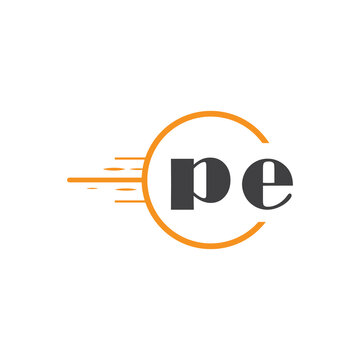 initial monogram logo with circle style design.
