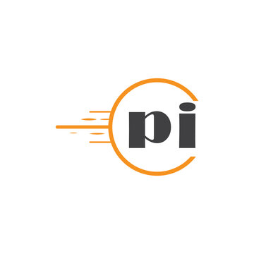 initial monogram logo with circle style design.