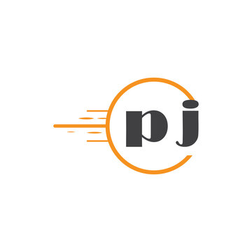 initial monogram logo with circle style design.