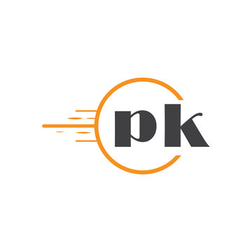 initial monogram logo with circle style design.