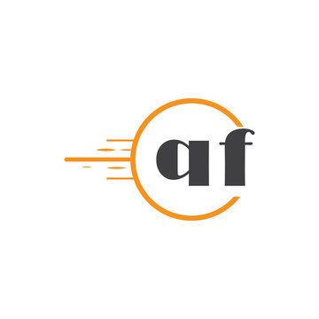initial monogram logo with circle style design.