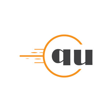 initial monogram logo with circle style design.